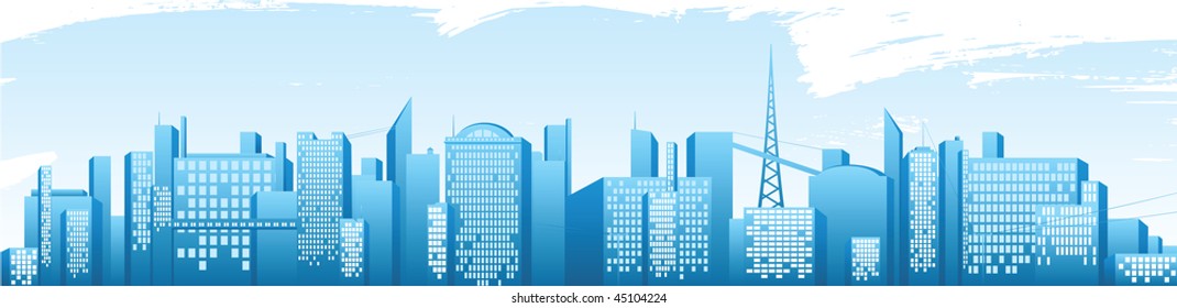 rascacielos de la gran ciudad