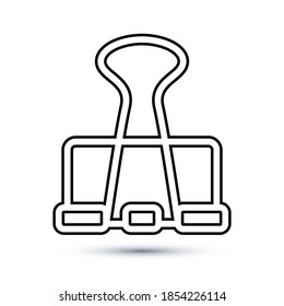 Gran diseño vectorial de icono Clip con trazo editable. Ilustración vectorial Eps 10.