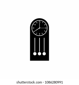 Big clock icon vector