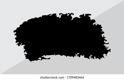 Große Kollektion von schwarzer Farbe, Pinselstriche, Pinsel, Linien, grungy. Schmutzige künstlerische Gestaltungselemente, Kisten, Rahmen. Vektorillustration. 