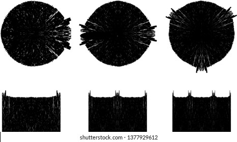Big collection of Grunge post Stamps . Circles. Large set of Banners, Insignias , Logos, Icons, Labels and Badges  . vector distress textures.blank shapes.