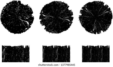 Big collection of Grunge post Stamps . Circles. Large set of Banners, Insignias , Logos, Icons, Labels and Badges  . vector distress textures.blank shapes.