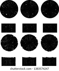 Big collection of Grunge post Stamps . Circles. Large set of Banners, Insignias , Logos, Icons, Labels and Badges  . vector distress textures.blank shapes.