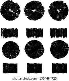 Big collection of Grunge post Stamps . Circles. Large set of Banners, Insignias , Logos, Icons, Labels and Badges  . vector distress textures.blank shapes.