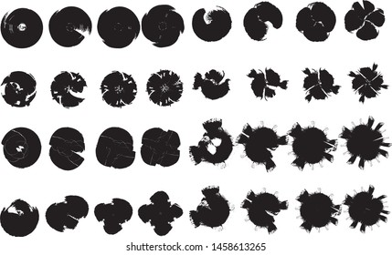 Big collection of Grunge post Stamps . Circles. Large set of Banners, Insignias , Logos, Icons, Labels and Badges  . vector distress textures.blank shapes.