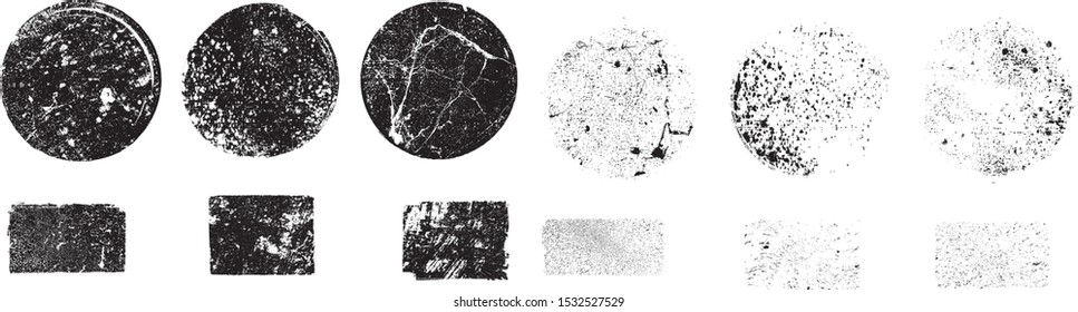 Big collection of Grunge post Stamps . Circles. Large set of Banners, Insignias , Logos, Icons, Labels and Badges  . vector distress textures.blank shapes.