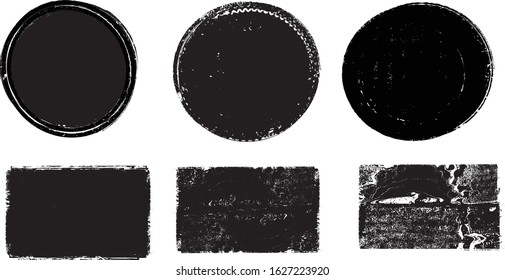Big collection of Grunge post Stamps . Circles. Large set of Banners, Insignias , Logos, Icons, Labels and Badges  . vector distress textures.blank shapes.