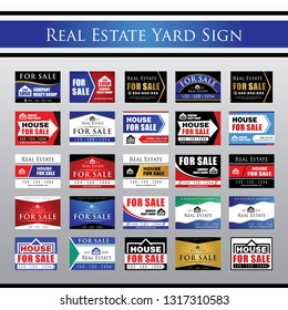 Big Collection Real Estate Yard Signage, For Sale Yard Sign