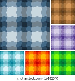 Big collection of seamless plaid patterns