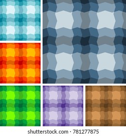 Big collection of seamless plaid patterns