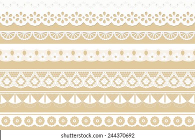 big collection seamless tissue ribbons - festoons