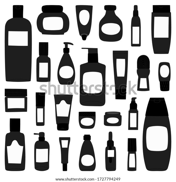 Big Collection Templates Empty Clean Grey Stock Vector (Royalty Free ...