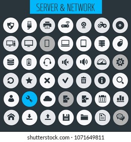 Big Computer Networks icon set