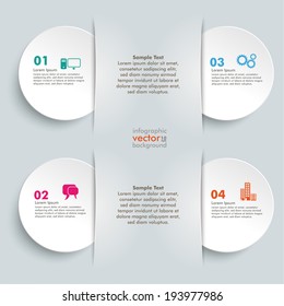 Big convert circle on the grey background. Eps 10 vector file.