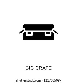 Big Crate icon. Big Crate symbol design from Nautical collection. Simple element vector illustration on white background.