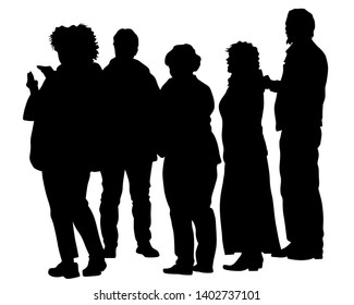 Big crowds people on white background
