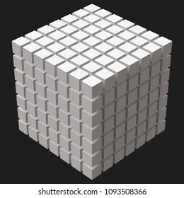 big cube with cubic cuts