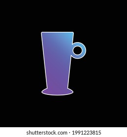 Big Cup blue gradient vector icon