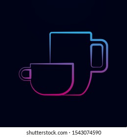 Big cups tea nolan icon. Simple thin line, outline vector of tea icons for ui and ux, website or mobile application