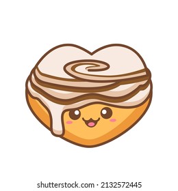 big cute cake shaped heart