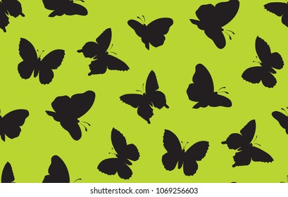 Big cute wild fly hexapod bug isolated on vivid lime backdrop. Dark ink hand drawn emblem in art retro design style. View close up on light sky