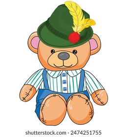 
Juguete de peluche de oso de papá grande Clipart niños juguete 