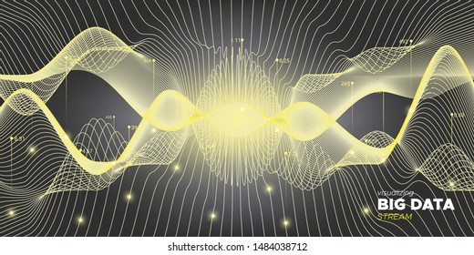 Big Data 3d. Gray Infographic Visualization. Science Fractal. Fluid Abstract Big Data. White Industrial Tech. Technology Visualization. Black Industry Network. System Big Data. Tech Movement.