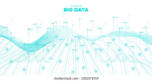 Big Data 3d. White Business Information. Cyber Network. White Vector Big Data. White Tech Movement. Financial Illustration. White Future Fractal. Graph Big Data. Virtual System.
