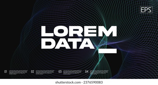 Big data abstract backgorund. Data funnel ai network background. 