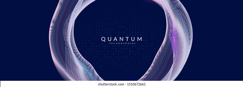 Big Data Abstract. Digital Technology Background. Artificial Intelligence And Deep Learning Concept. Tech Visual For Industry Template. Vector Big Data Abstract Backdrop.