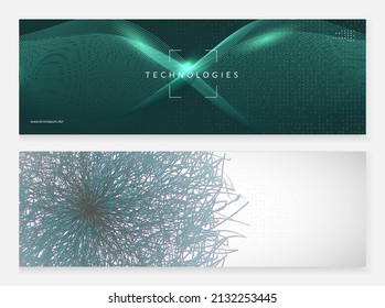 Big data abstract. Digital technology background. Artificial intelligence and deep learning concept. Tech visual for storage template. Modern big data abstract backdrop.