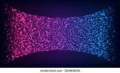 Big data abstract vector background