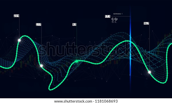 Big Data Algorithmen Quantencomputer Datenvisualisierungstechnologien Kunstliche Intelligenz Des Stock Vektorgrafik Lizenzfrei