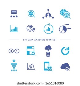 BIG DATA ANALYSIS ICON SET