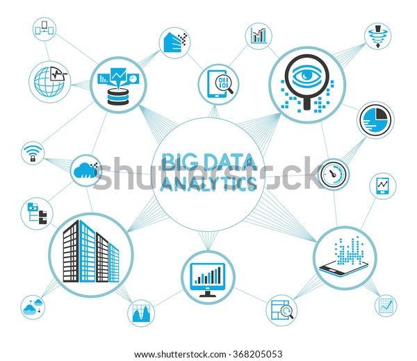 Big Data Analytics Concept Big Data Stock Vector (Royalty Free ...