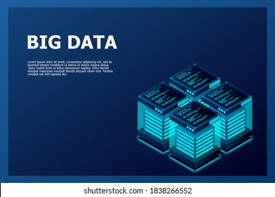 Big data analytics of data from multiple directions futuristic abstract vector background