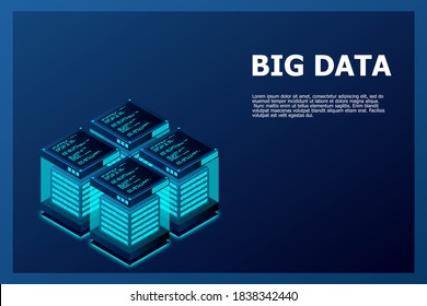 Big data analytics of data from multiple directions futuristic abstract vector background