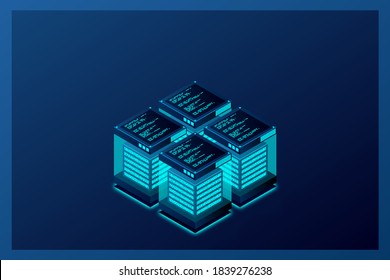 Big data analytics of data from multiple directions futuristic abstract vector background