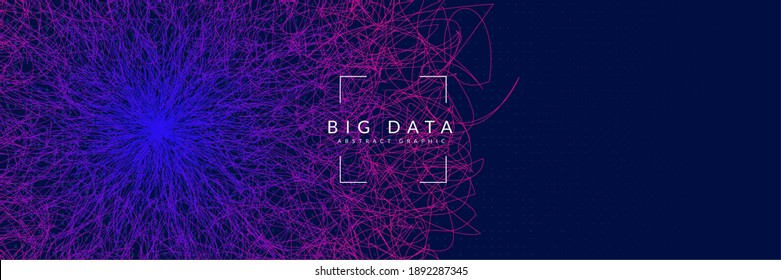 Big data background. Digital technology abstract concept. Artificial intelligence and deep learning. Tech visual for system template. Cyber big data background.