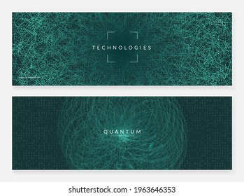 Big data background. Digital technology abstract concept. Artificial intelligence and deep learning. Tech visual for information template. Partical big data background.