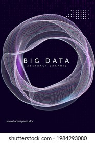 Big data background. Digital technology abstract concept. Artificial intelligence and deep learning. Tech visual for server template. Industrial big data background.