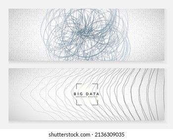 Big data background. Digital technology abstract concept. Artificial intelligence and deep learning. Tech visual for computing template. Modern big data background.
