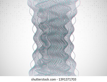 Big data background. Technology for visualization, artificial intelligence, deep learning and quantum computing. Design template for screen concept. Modern big data backdrop.