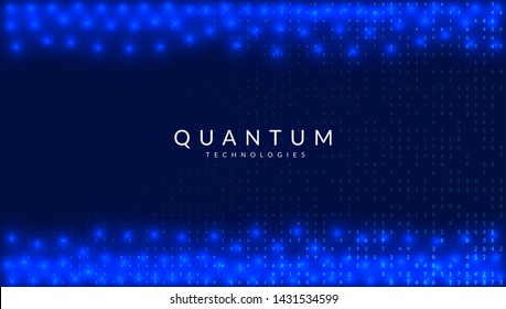 Big data background. Technology for visualization, artificial intelligence, deep learning and quantum computing. Design template for system concept. Colorful big data backdrop.
