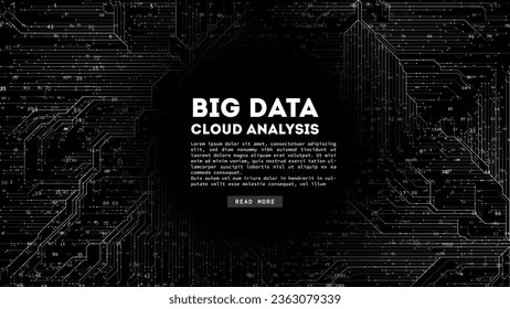 Big Data cloud computing. Blockchain visualiztion. Social network information complexity.