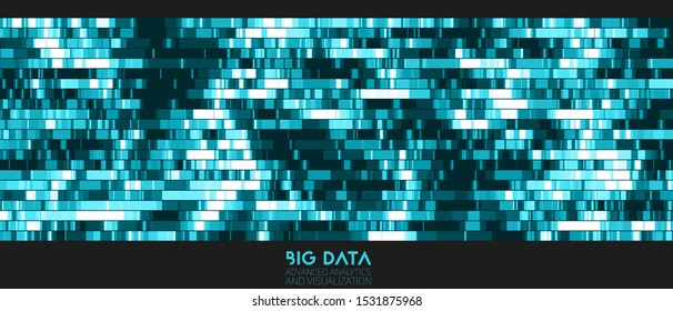 Big data colorful visualization. Futuristic infographic. Information aesthetic design. Visual DNA data complexity. Complex data threads graphic visualization. Social network, abstract data graph.