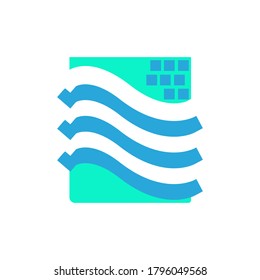 Big data company logo.Technology company vector logo.Teamwork and Communication icon.Connection and Relation vector.Geometric logo.Web, Digital, Speed, Marketing, Network icon. Flat art icon modern.