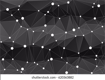 Big data complex,Black Graphic abstract background communication. Perspective backdrop of depth. Minimal array with compounds lines and dots. Digital data visualization. Big data vector illustration 