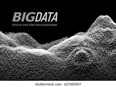 Big Data concept. Abstract vector background. Eps8. RGB Global colors