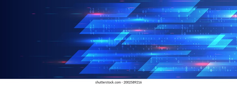 Big data concept. Cyber security for business and internet project. Abstract futuristic background. Hi-tech business presentation. 